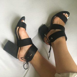 Sam Edelman size 6 black leather sandals